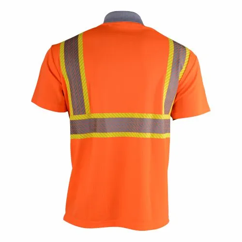 hi vis reflective polo shirt b016